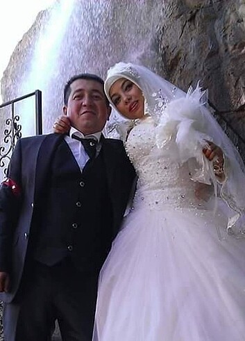 Abiye Beyaz gelinlik