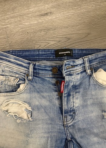 DSquared2 Dsquaref Acik Mavi Yikamali Denim Jean