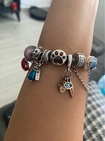 Pandora Taşlı ayraç charm