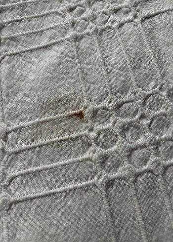 Beyaz Düz Desen örtü - Görsel 3