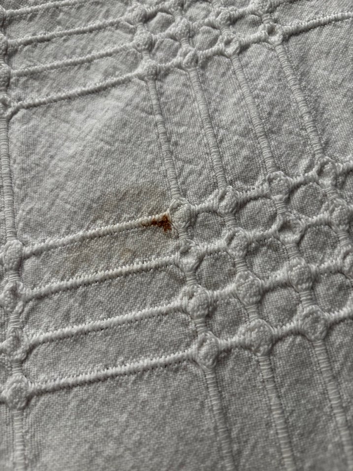 Beyaz Düz Desen örtü - Görsel 3