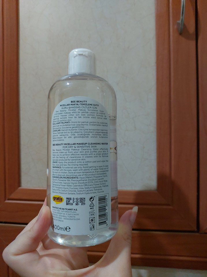 Bee Beauty Micellar Makyaj Temizleme Suyu 400ml - Görsel 2