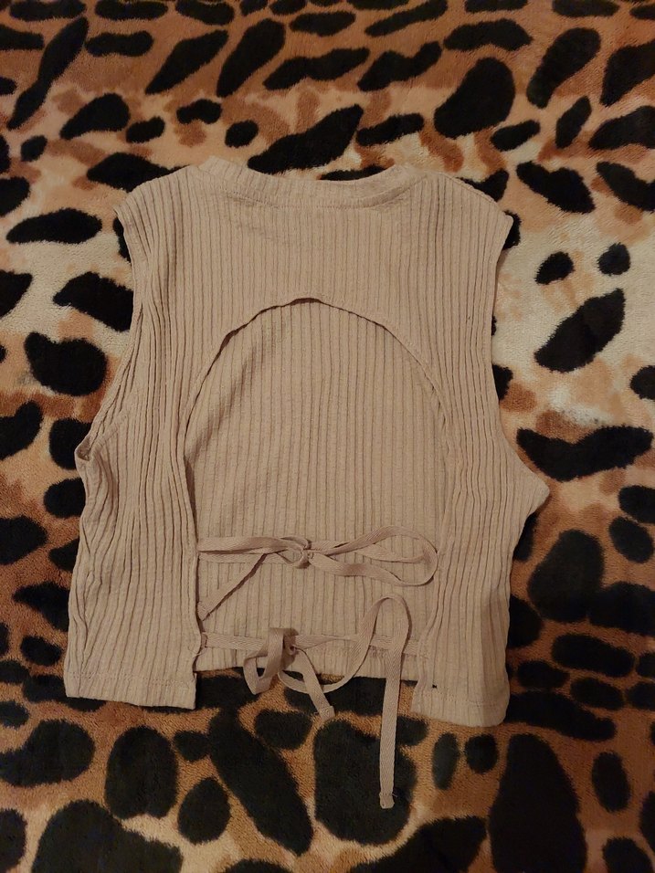 sırtı açık bluz - Görsel 2