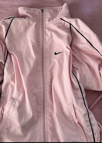 nike toz pembe vintage ceket