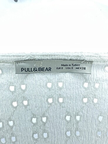 s Beden beyaz Renk Pull and Bear Bluz %70 İndirimli.