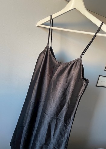 Siyah Askılı Elbise Askı gecelik elbise - Görsel 2