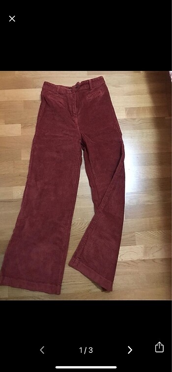 İspanyol paça yüksek bel pantolon