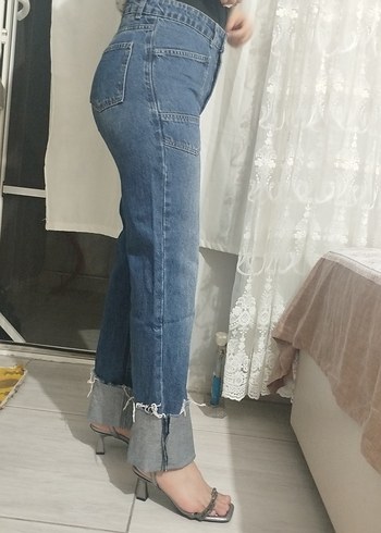 Trendyol & Milla Kadın Mavi Denim Normal Boy Kot Pantolon