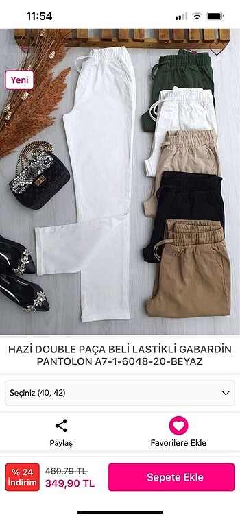 Beyaz pontolon