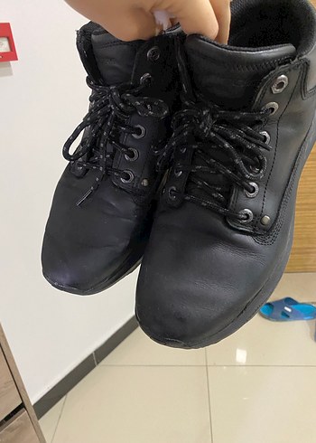 40 Beden Skechers Siyah Erkek Bağcıklı Biker Bot
