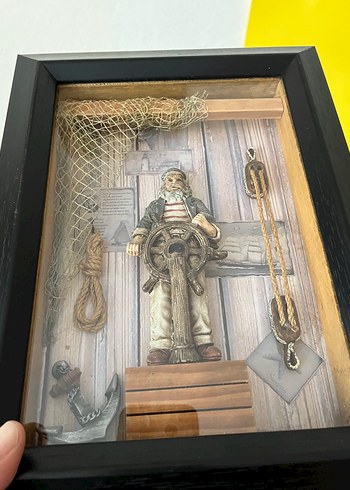 Denizci Temalı Siyah Çerçeve - Görsel 3