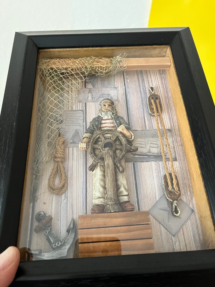 Denizci Temalı Siyah Çerçeve - Görsel 3