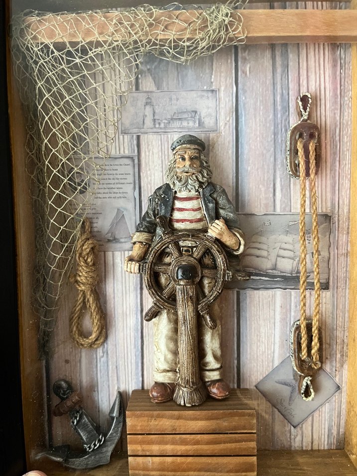 Denizci Temalı Siyah Çerçeve - Görsel 2