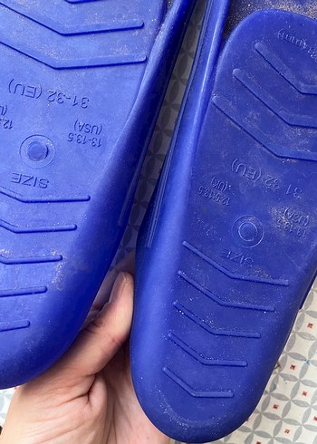 31 Beden Mavi Erkek Su Ayakkabısı Velcro Bantlı