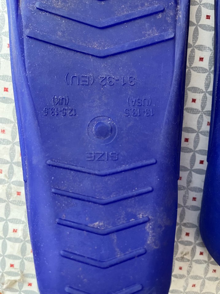 Mavi Erkek Su Ayakkabısı Velcro Bantlı - Görsel 2