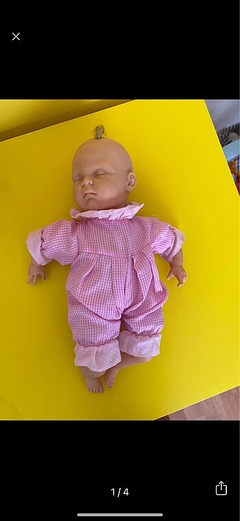 Gerçekçi reborn fatoş bebek