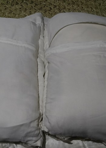 İşlemeli Beyaz Parlak Yatak Örtüsü - Görsel 7