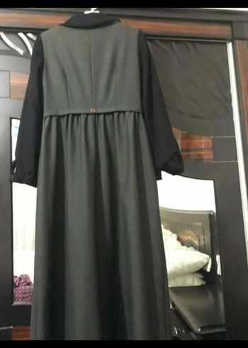 Siyah Uzun Gotik Kadın kaban - Görsel 4