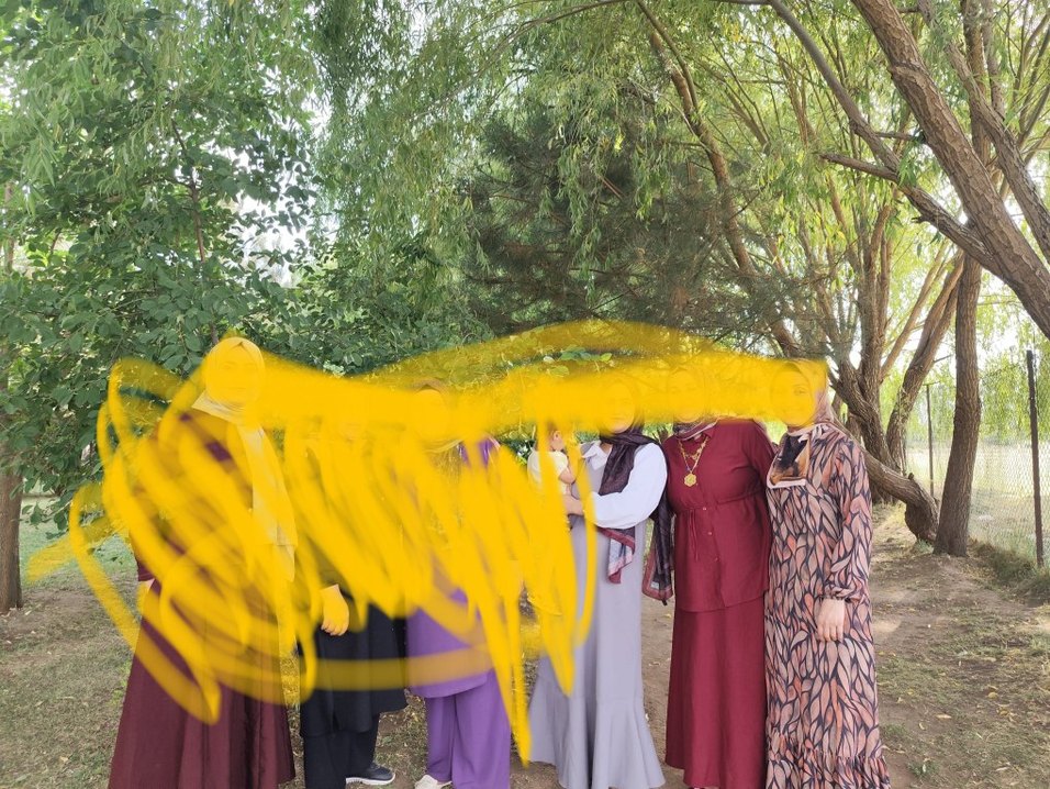 Bordo Bohem Uzun Elbise - Görsel 2