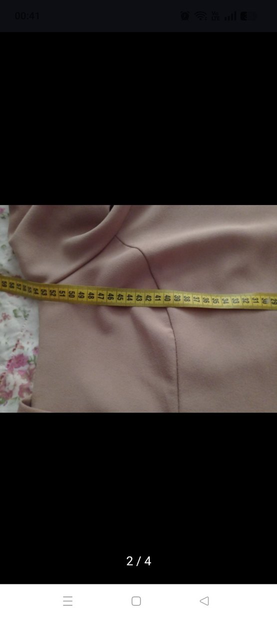 Bej Kadın Uzun Piliseli Elbise - Görsel 3