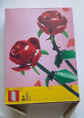 Kırmızı Lego Gül Seti
