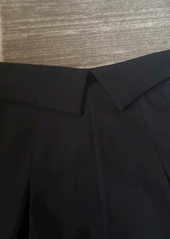 Diğer Siyah Pilili Mini Etek