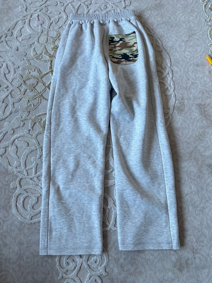 Kadın Gri Rahat Kesim Eşofman Altı - Görsel 3