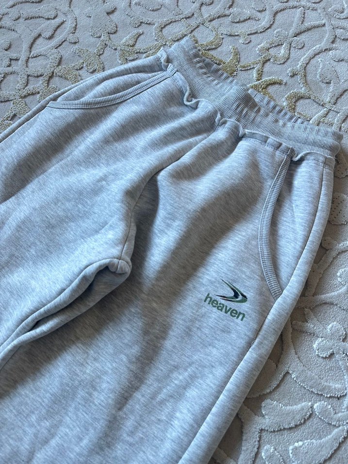 Kadın Gri Rahat Kesim Eşofman Altı - Görsel 2