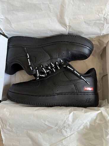 Air Force 1 Supreme Black Siyah