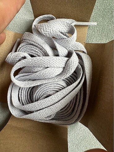 Jordan Nike Ayakkabı Bağcığı Gri - Görsel 3