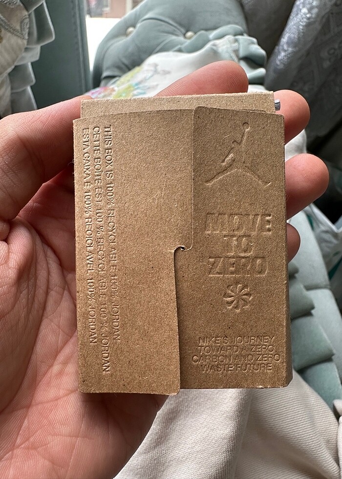 Jordan Nike Ayakkabı Bağcığı Gri - Görsel 2