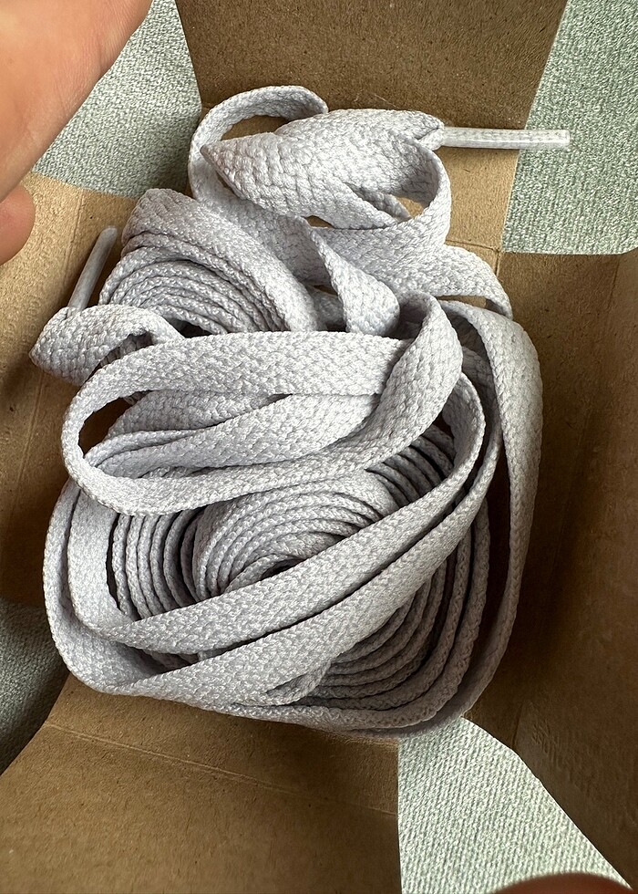 Jordan Nike Ayakkabı Bağcığı Gri - Görsel 3