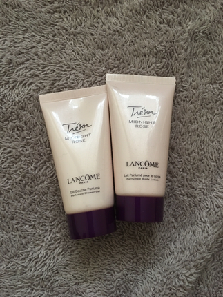 Lancome vücut losyonu ve duş jeli 