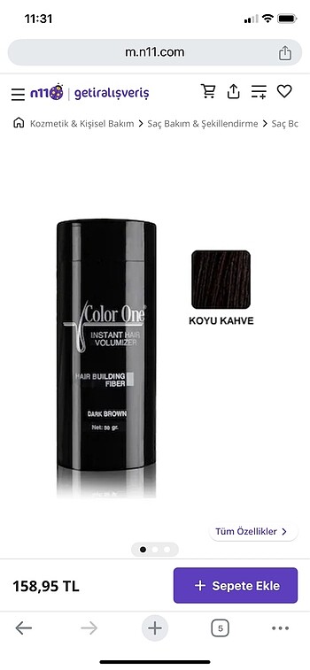 Saç topik dolgunlaştırıcı toz - Görsel 4