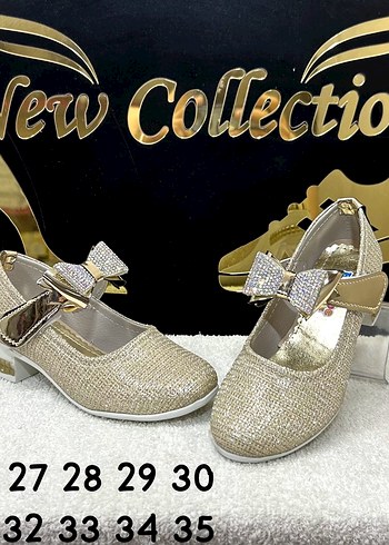 Kız Çocuk Gri Modern Klasik Fiyonklu Babet - Görsel 2