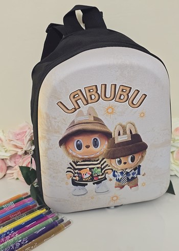 Renkli Dinozor Baskılı Çocuk Sırt Çantası - Görsel 4