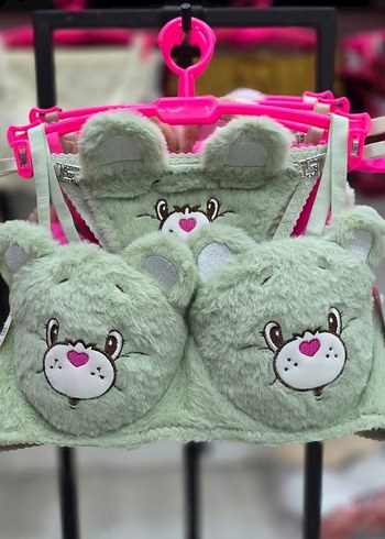 Nakışlı, sevimli tavşan kürklü, normal dolgulu iç takım - Görsel 3