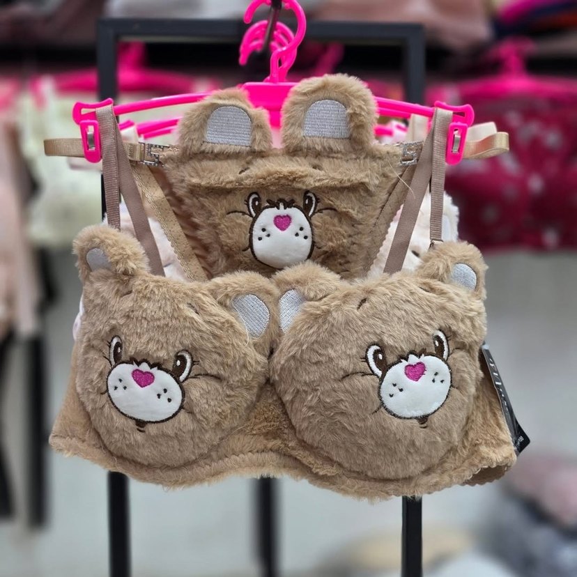 Nakışlı, sevimli tavşan kürklü, normal dolgulu iç takım - Görsel 4