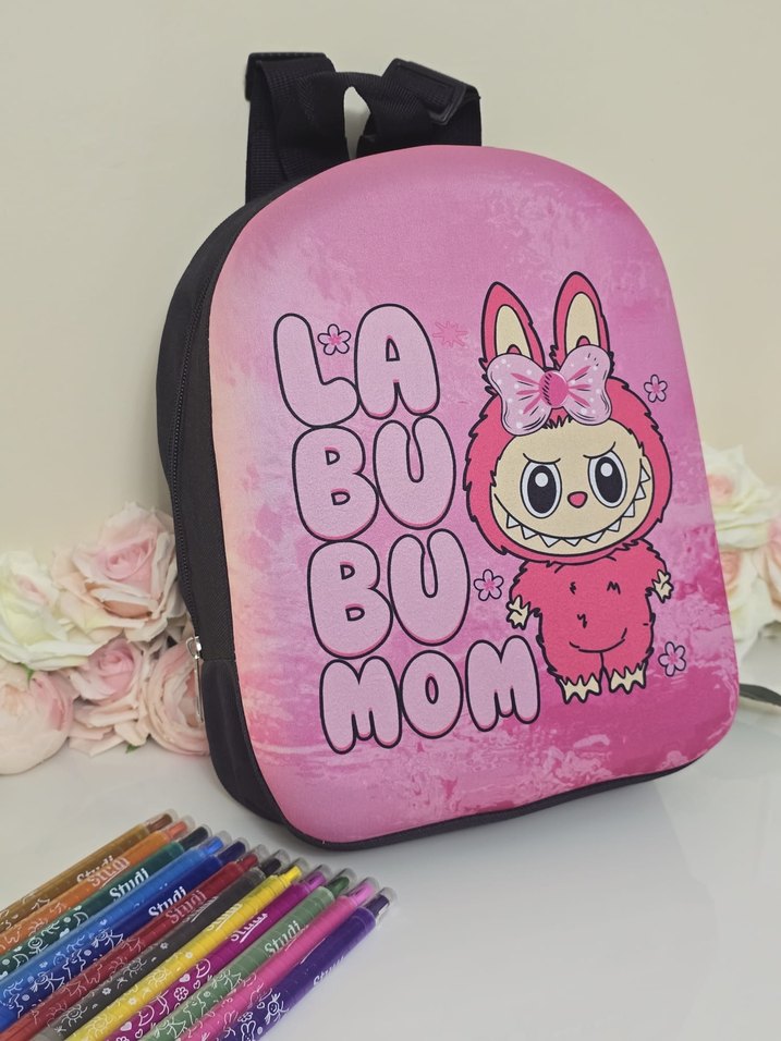 Pastel Renkli Çiçekli Çocuk Sırt Çantası - Görsel 2