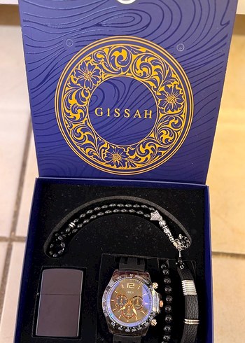 Erkek Altın Renkli Bohem Klasik Saat Seti - Görsel 5