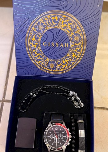 Erkek Altın Renkli Bohem Klasik Saat Seti - Görsel 6