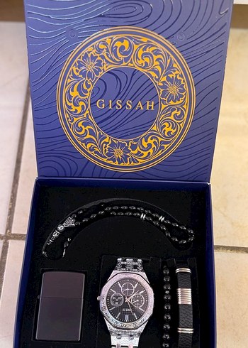 Erkek Altın Renkli Bohem Klasik Saat Seti - Görsel 9