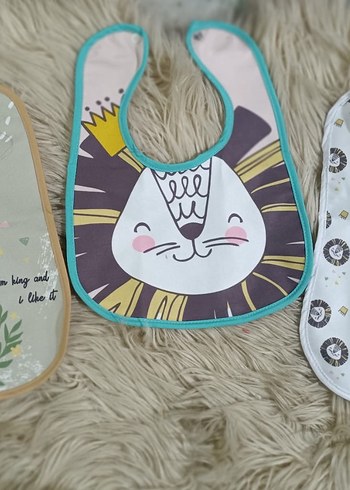 Unicorn Desenli Pastel Renkli Bebek Önlüğü - Görsel 4