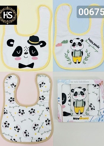 Unicorn Desenli Pastel Renkli Bebek Önlüğü - Görsel 3