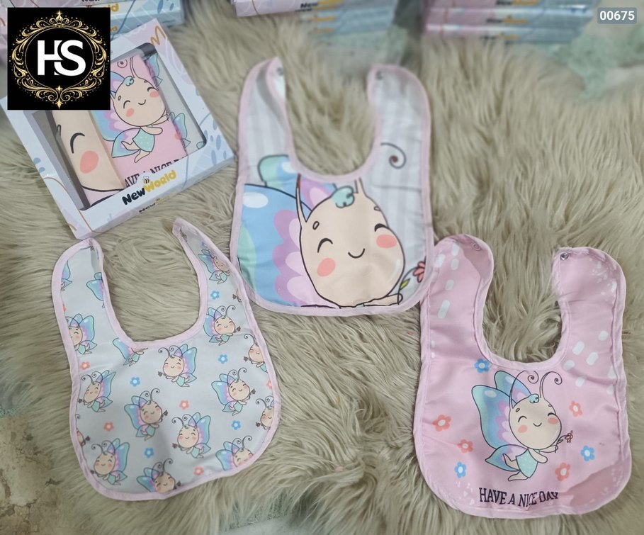 Unicorn Desenli Pastel Renkli Bebek Önlüğü - Görsel 5