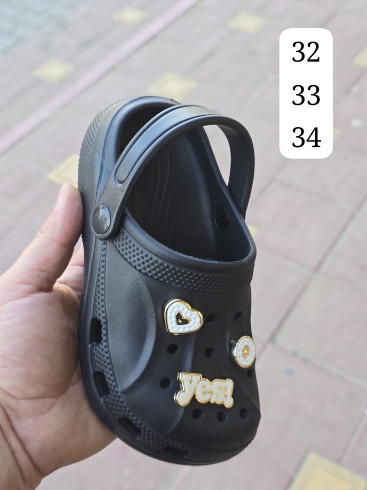 Renkli Düğmeli Pembe Kız Terliği - Görsel 2