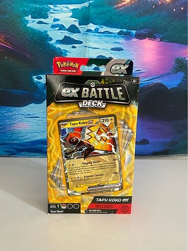Pokemon Tapu Koko Ex Battle Kart Paketi