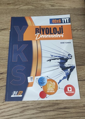 Hız ve Renk Yayınları 40x6 TYT Biyoloji Denemeleri Kitabı