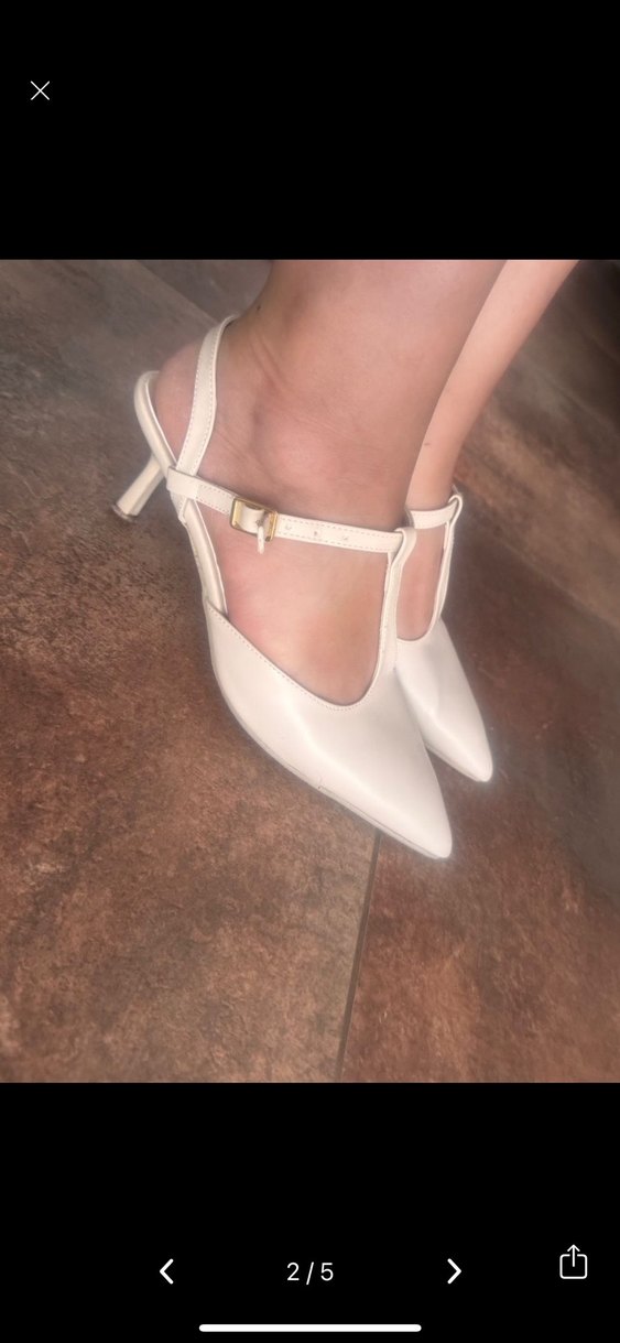 KREM BEJ ayakkabı - Görsel 2