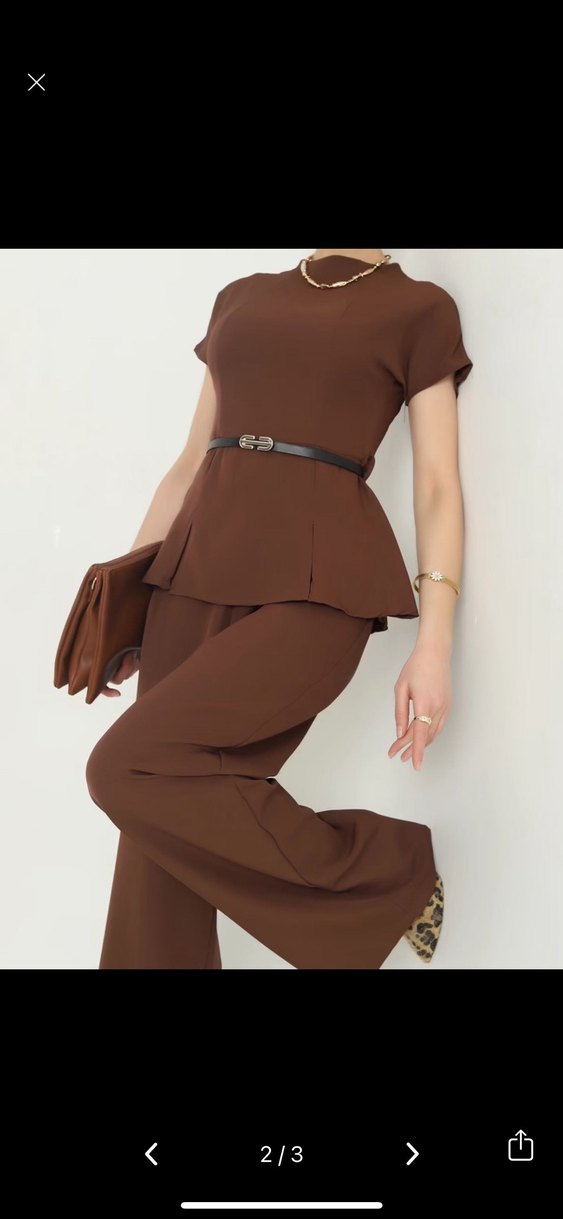 Kahverengi Deri Kemerli dik yaka Tulum - Görsel 2